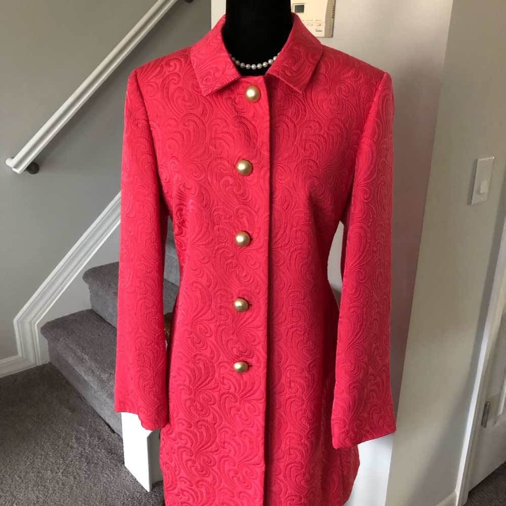 Pink embossed jacket by JM (John Meyer)